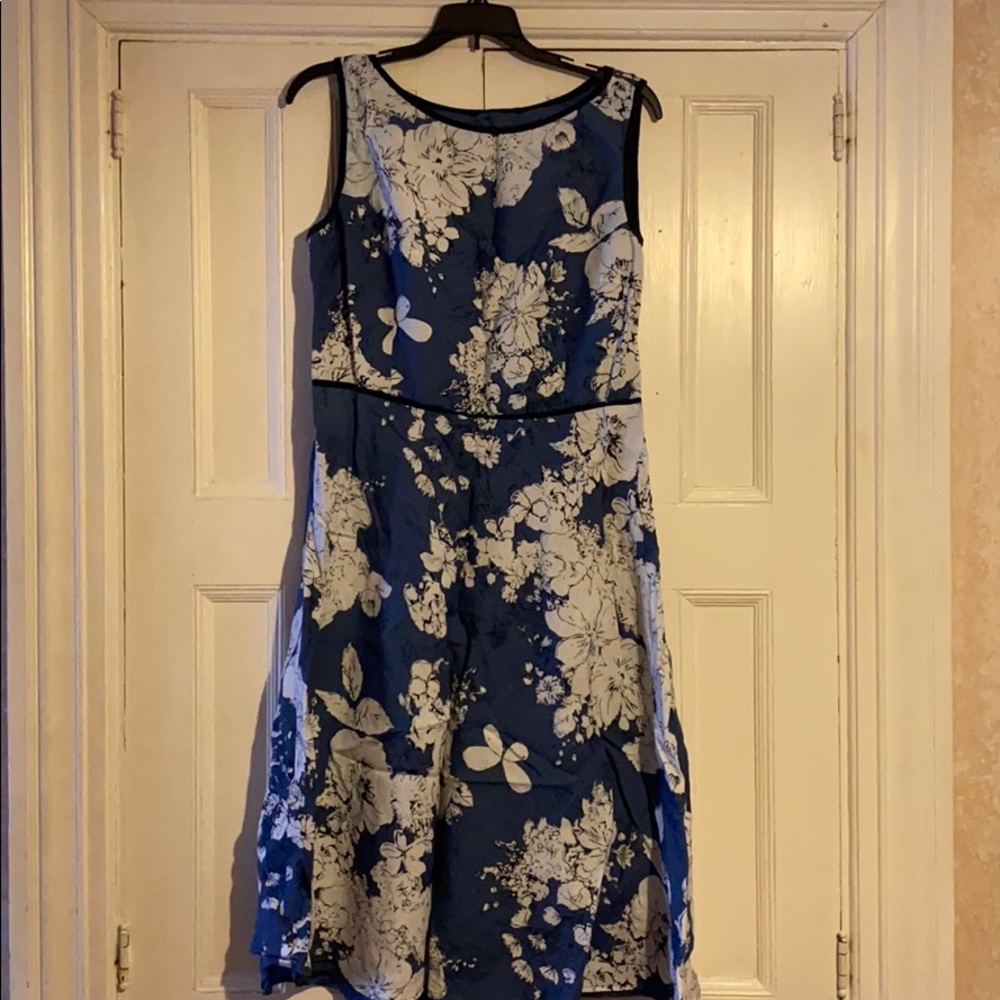 Blue Floral Dress